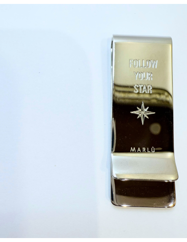 Fermasoldi Marlù Rosa dei Venti – Acciaio e Cristallo Nero