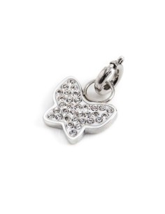 Charm Farfalla MARLÙ Acciaio Cristalli – Shop Online 2
