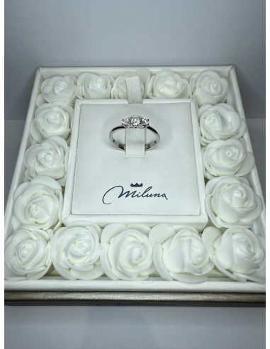 Anello Trilogy in Oro Bianco con Diamanti – Acquista Online